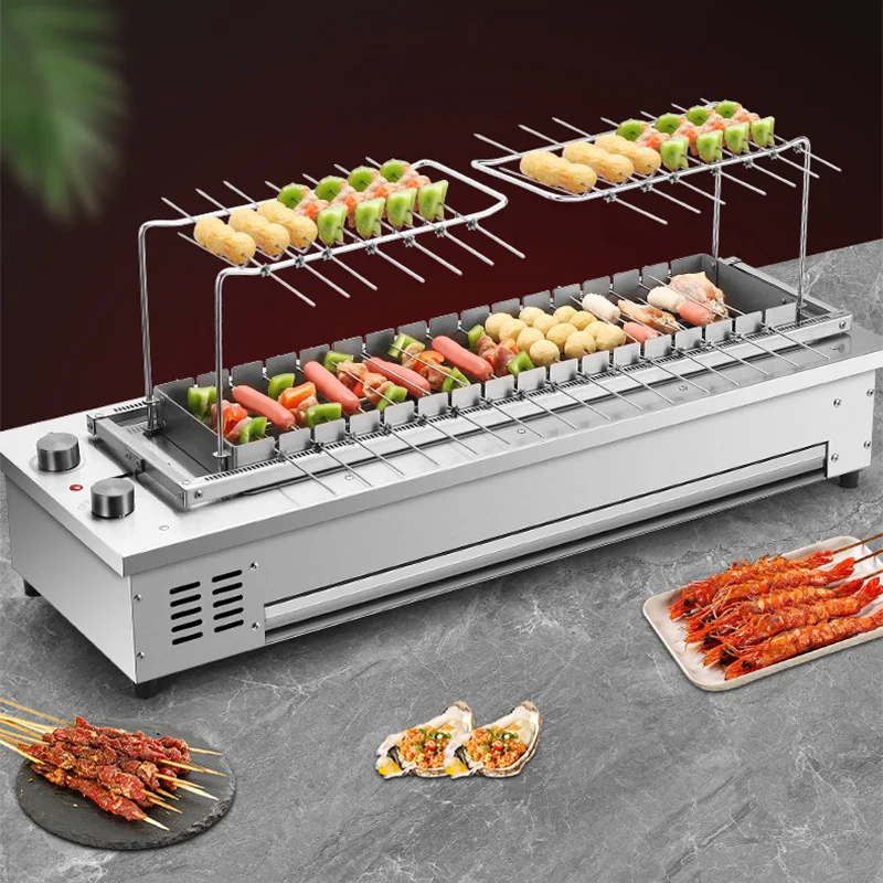 Grill électrique 3 en 1, marmite chaude et barbecue sans fumée